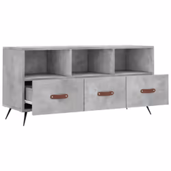 vidaXL TV Cabinet TV Unit Media Cabinet TV Stand Concrete Grey Engineered Wood - Additional view 5