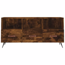 vidaXL TV Cabinet TV Unit Media Cabinet TV Stand Smoked Oak Engineered Wood - Additional view 4