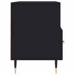 vidaXL TV Cabinet TV Unit Sideboard Media Unit TV Stand Black Engineered Wood - Additional view 6