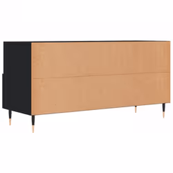 vidaXL TV Cabinet TV Unit Sideboard Media Unit TV Stand Black Engineered Wood - Additional view 7