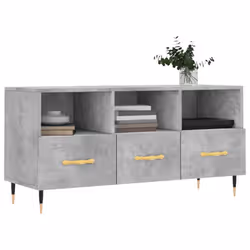 vidaXL TV Cabinet TV Unit Media Cabinet TV Stand Concrete Grey Engineered Wood