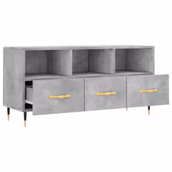 vidaXL TV Cabinet TV Unit Media Cabinet TV Stand Concrete Grey Engineered Wood - Additional view 5