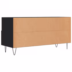 vidaXL TV Cabinet TV Unit Sideboard Media Unit TV Stand Black Engineered Wood - Additional view 7