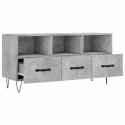 vidaXL TV Cabinet TV Unit Media Cabinet TV Stand Concrete Grey Engineered Wood - Additional view 5