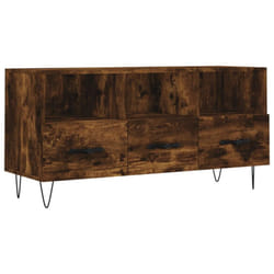 vidaXL TV Cabinet TV Unit Media Cabinet TV Stand Smoked Oak Engineered Wood