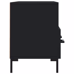 vidaXL TV Cabinet TV Unit Sideboard Media Unit TV Stand Black Engineered Wood - Additional view 6