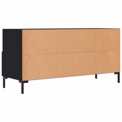 vidaXL TV Cabinet TV Unit Sideboard Media Unit TV Stand Black Engineered Wood - Additional view 7