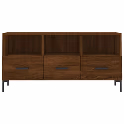 vidaXL TV Cabinet TV Unit Media Cabinet TV Stand Brown Oak Engineered Wood - Additional view 4
