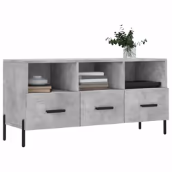 vidaXL TV Cabinet TV Unit Media Cabinet TV Stand Concrete Grey Engineered Wood