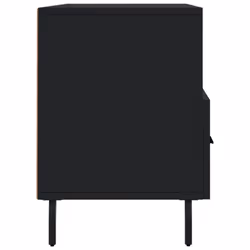 vidaXL TV Cabinet TV Unit Sideboard Media Unit TV Stand Black Engineered Wood - Additional view 6
