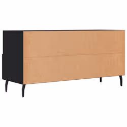 vidaXL TV Cabinet TV Unit Sideboard Media Unit TV Stand Black Engineered Wood - Additional view 7