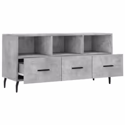 vidaXL TV Cabinet TV Unit Media Cabinet TV Stand Concrete Grey Engineered Wood - Additional view 5