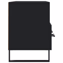 vidaXL TV Cabinet TV Unit Sideboard Media Unit TV Stand Black Engineered Wood - Additional view 6