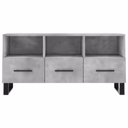 vidaXL TV Cabinet TV Unit Media Cabinet TV Stand Concrete Grey Engineered Wood - Additional view 4