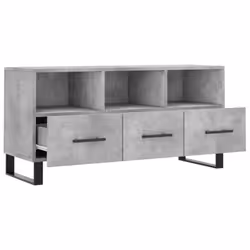 vidaXL TV Cabinet TV Unit Media Cabinet TV Stand Concrete Grey Engineered Wood - Additional view 5