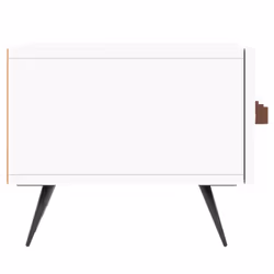vidaXL TV Cabinet TV Unit Media Cabinet TV Stand Concrete Grey Engineered Wood - white - Additional view 6