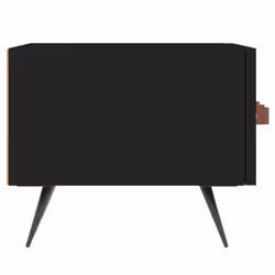 vidaXL TV Cabinet TV Unit Media Cabinet TV Stand Concrete Grey Engineered Wood - black - Additional view 6