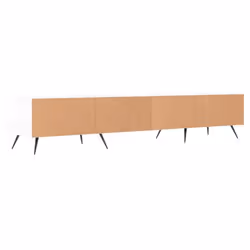 vidaXL TV Cabinet TV Unit Media Cabinet TV Stand Concrete Grey Engineered Wood - high gloss white - Additional view 7