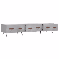 vidaXL TV Cabinet TV Unit Media Cabinet TV Stand Concrete Grey Engineered Wood - Additional view 5