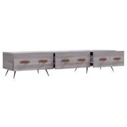 vidaXL TV Cabinet TV Unit Media Cabinet TV Stand Concrete Grey Engineered Wood - grey sonoma - Additional view 5