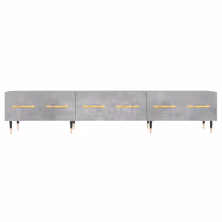 vidaXL TV Cabinet TV Unit Media Unit Sideboard TV Stand Black Engineered Wood - concrete grey - Additional view 4