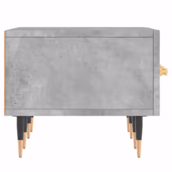 vidaXL TV Cabinet TV Unit Media Unit Sideboard TV Stand Black Engineered Wood - concrete grey - Additional view 6