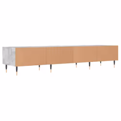 vidaXL TV Cabinet TV Unit Media Unit Sideboard TV Stand Black Engineered Wood - concrete grey - Additional view 7