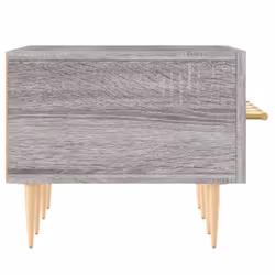 vidaXL TV Cabinet TV Unit Media Cabinet TV Stand Smoked Oak Engineered Wood - grey sonoma - Additional view 6