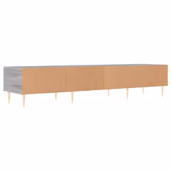 vidaXL TV Cabinet TV Unit Media Cabinet TV Stand Smoked Oak Engineered Wood - grey sonoma - Additional view 7