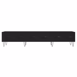 vidaXL TV Cabinet TV Unit Media Cabinet TV Stand Concrete Grey Engineered Wood - black - Additional view 4