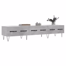 vidaXL TV Cabinet TV Unit Media Cabinet TV Stand Concrete Grey Engineered Wood - concrete grey