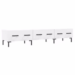 vidaXL TV Cabinet TV Unit Media Cabinet TV Stand Sonoma Oak Engineered Wood - white