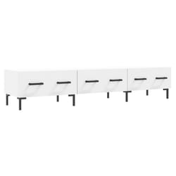 vidaXL TV Cabinet TV Unit Media Cabinet TV Stand Sonoma Oak Engineered Wood - white