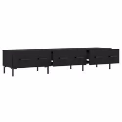 vidaXL TV Cabinet TV Unit Media Cabinet TV Stand Sonoma Oak Engineered Wood - black - Additional view 5