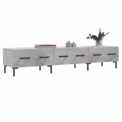 vidaXL TV Cabinet TV Unit Media Cabinet TV Stand Sonoma Oak Engineered Wood - concrete grey - Additional view 2