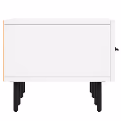 vidaXL TV Cabinet TV Console Sideboard Media Console White Engineered Wood - white - Additional view 6