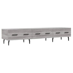 vidaXL TV Cabinet TV Console Sideboard Media Console White Engineered Wood - grey sonoma