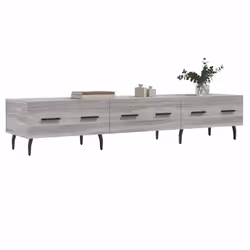 vidaXL TV Cabinet TV Console Sideboard Media Console White Engineered Wood - grey sonoma