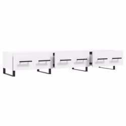 vidaXL TV Cabinet TV Console Sideboard Media Console White Engineered Wood - white - Additional view 5
