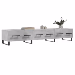 vidaXL TV Cabinet TV Console Sideboard Media Console White Engineered Wood - concrete grey - Additional view 2