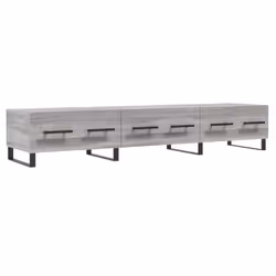 vidaXL TV Cabinet TV Console Sideboard Media Console White Engineered Wood - grey sonoma
