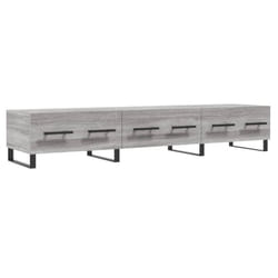 vidaXL TV Cabinet TV Console Sideboard Media Console White Engineered Wood - grey sonoma