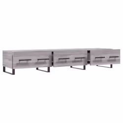 vidaXL TV Cabinet TV Console Sideboard Media Console White Engineered Wood - grey sonoma - Additional view 5