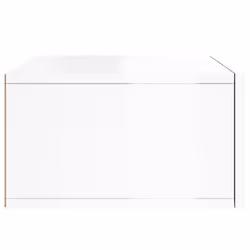 vidaXL Wall-mounted Bedside Cabinets Side Cabinet Bedside Table Nightstand - high gloss white, 2 pcs - Additional view 7