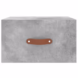 vidaXL Wall-mounted Bedside Cabinets Side Cabinet Bedside Table Nightstand - concrete grey, 1 pcs - Additional view 4
