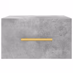 vidaXL Wall-mounted Bedside Cabinet Floating Storage Cabinet Nightstand Black - concrete grey, 1 pcs - Additional view 4