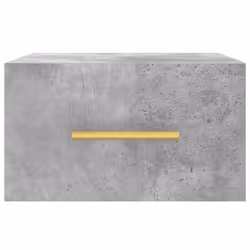 vidaXL Wall-mounted Bedside Cabinet Floating Storage Cabinet Nightstand Black - concrete grey, 2 pcs - Additional view 5
