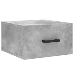 vidaXL Wall-mounted Bedside Cabinets Floating Cabinets 2 pcs Concrete Grey - concrete grey, 1 pcs