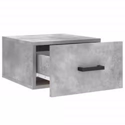 vidaXL Wall-mounted Bedside Cabinets Floating Cabinets 2 pcs Concrete Grey - concrete grey, 2 pcs - Additional view 6
