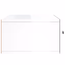 vidaXL Wall-mounted Bedside Cabinets Floating Cabinet Nightstand 2 pcs White - high gloss white, 2 pcs - Additional view 7